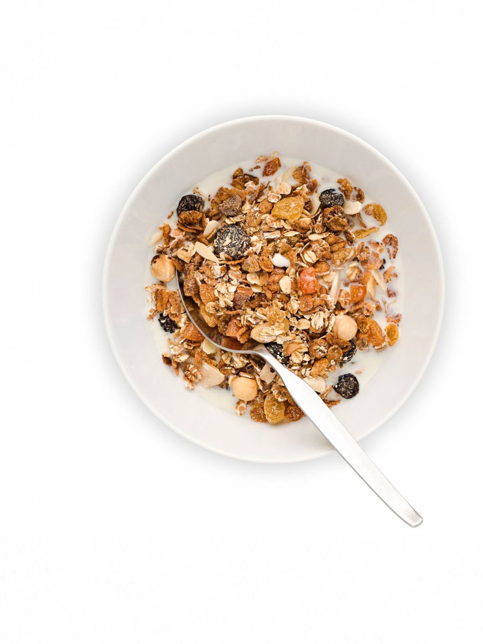 <p><em>Almond Breakfast muesli (Makes 8-10 portions)</em></p><p>ngredients 2 tbsp Natural yoghurt and berries/chopped fruits to serve with on the day.</p><p><strong>Method </strong>Prepare this at the weekend. First, preheat oven to 160c (140c fan, gas ma