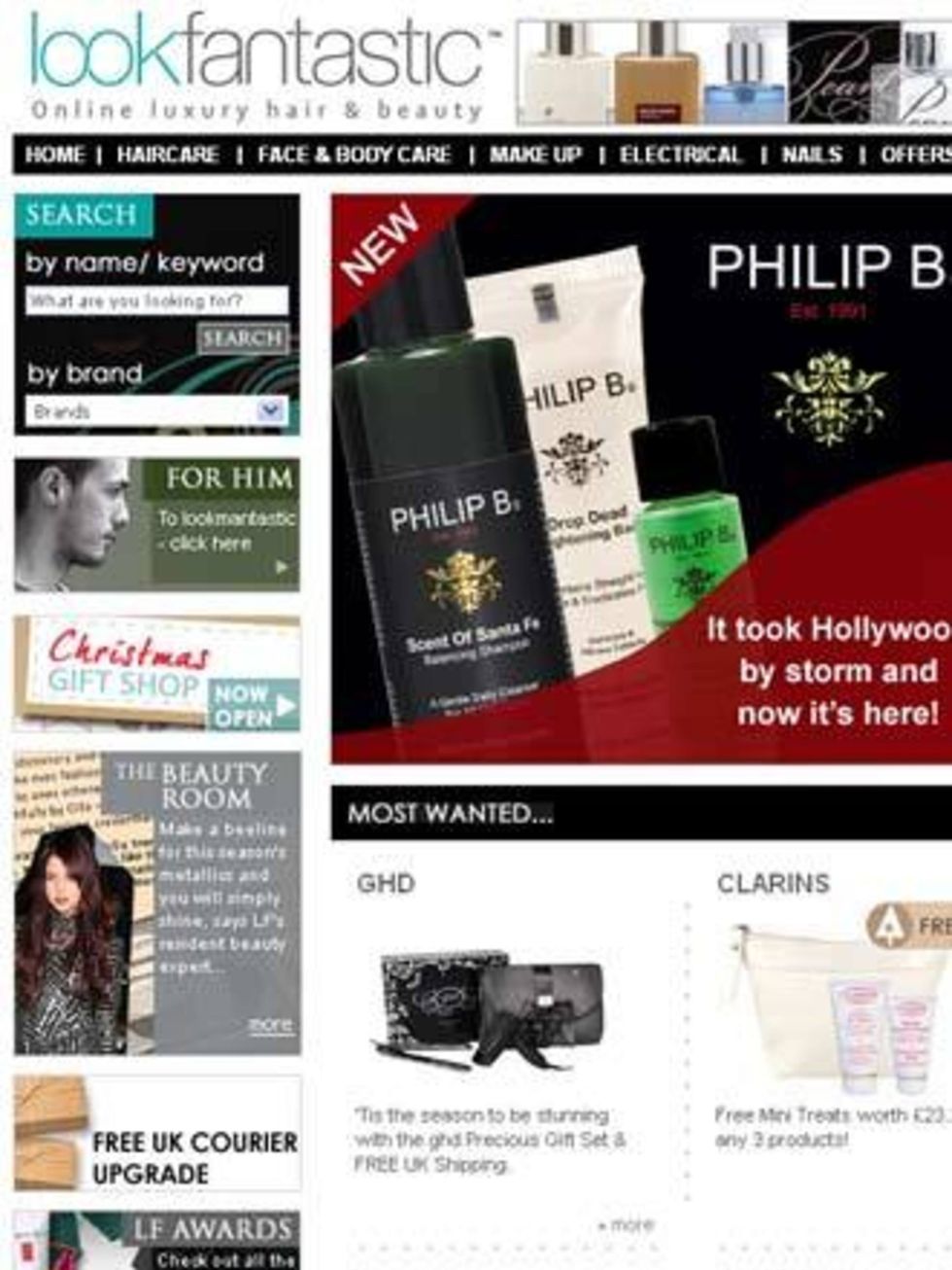 <p>A really simple - and pretty addictive - website Look Fantastic (and Look Mantastic!) have everything you could want. As with most sites you can shop by brand and product type - haircare, make up, nails etc; but what makes this site really interesting 