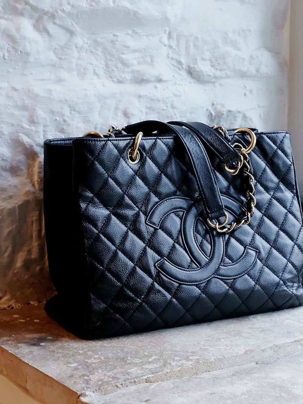 "This Chanel bag was a present from my little sister [actress Sienna Miller]. I can be feeling as scruffy as hell but I wear it and everything is ok. Sienna also gave me an Isabel Marant black biker jacket - another piece that instantly pulls an outfit to