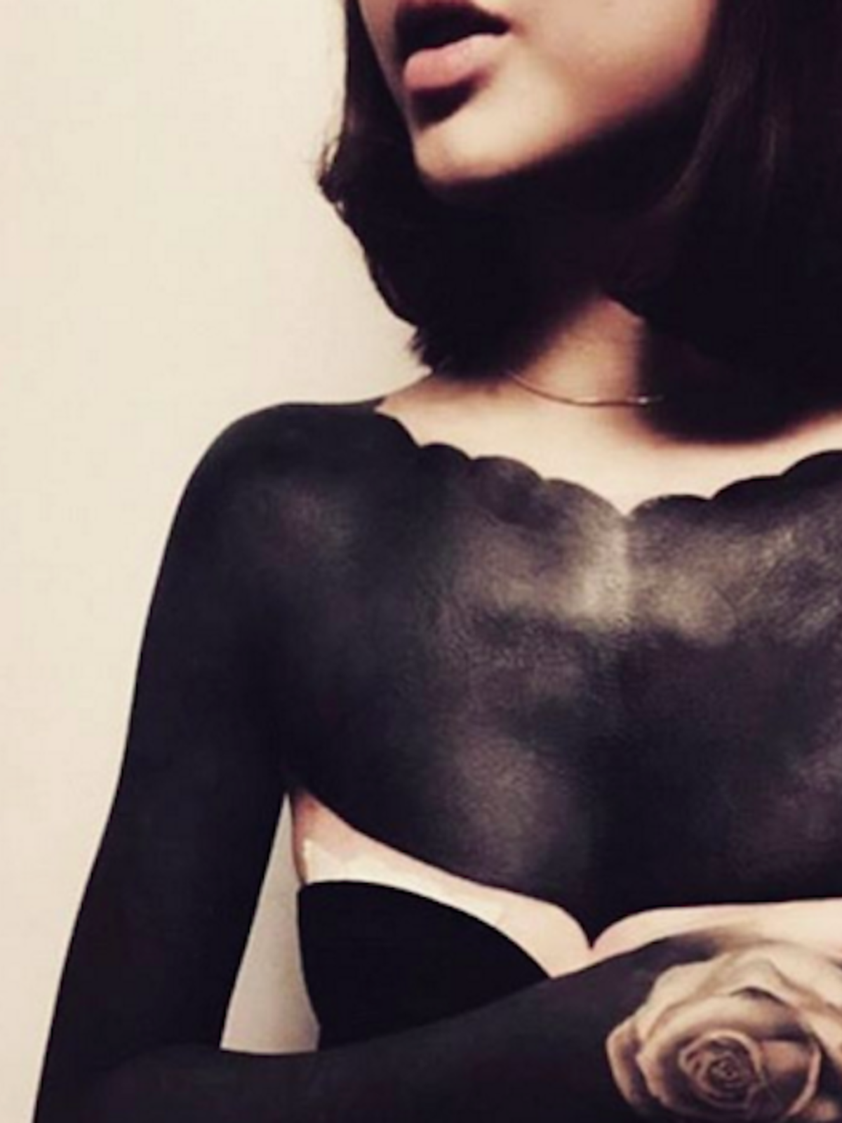 Blackout Tattoos Are The New, Dramatic Beauty Statement