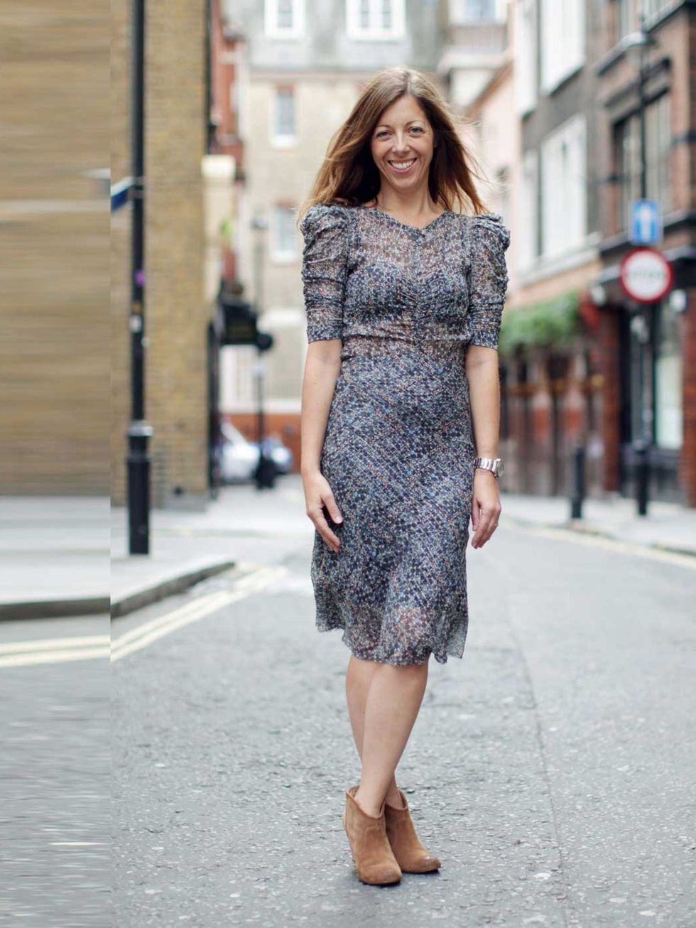 <p><strong>Kirsty Dale - Executive Fashion Director</strong></p><p>Wearing Isabel Marant for H&amp;M dress £69.99 and Report boots.</p><p><a href="http://www.elleuk.com/fashion/what-to-wear/isabel-marant-for-hm-lookbook-autumn-winter-2013"></a></p><p><a h