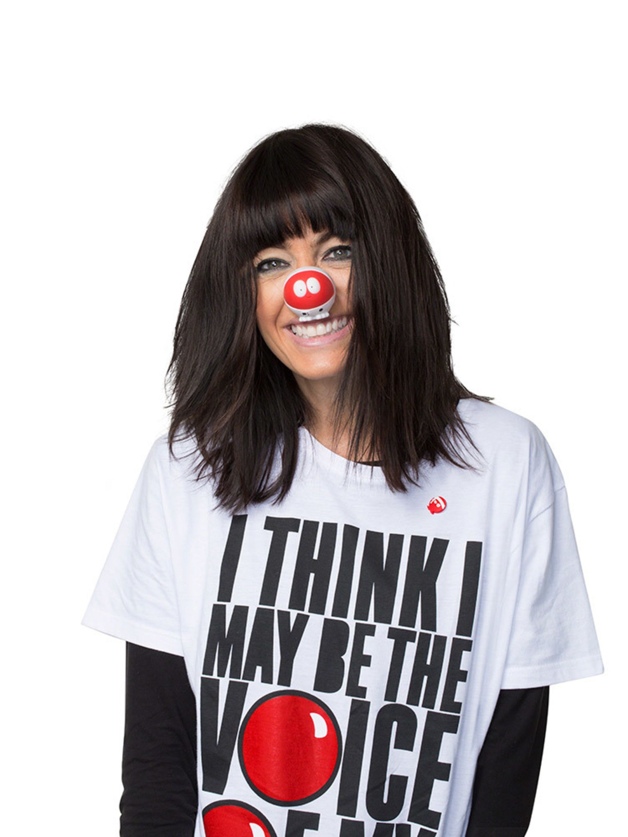 Batch1 Comic Relief Red Nose Day Comedy Cat Unisex Charity Fashion T-Shirt 