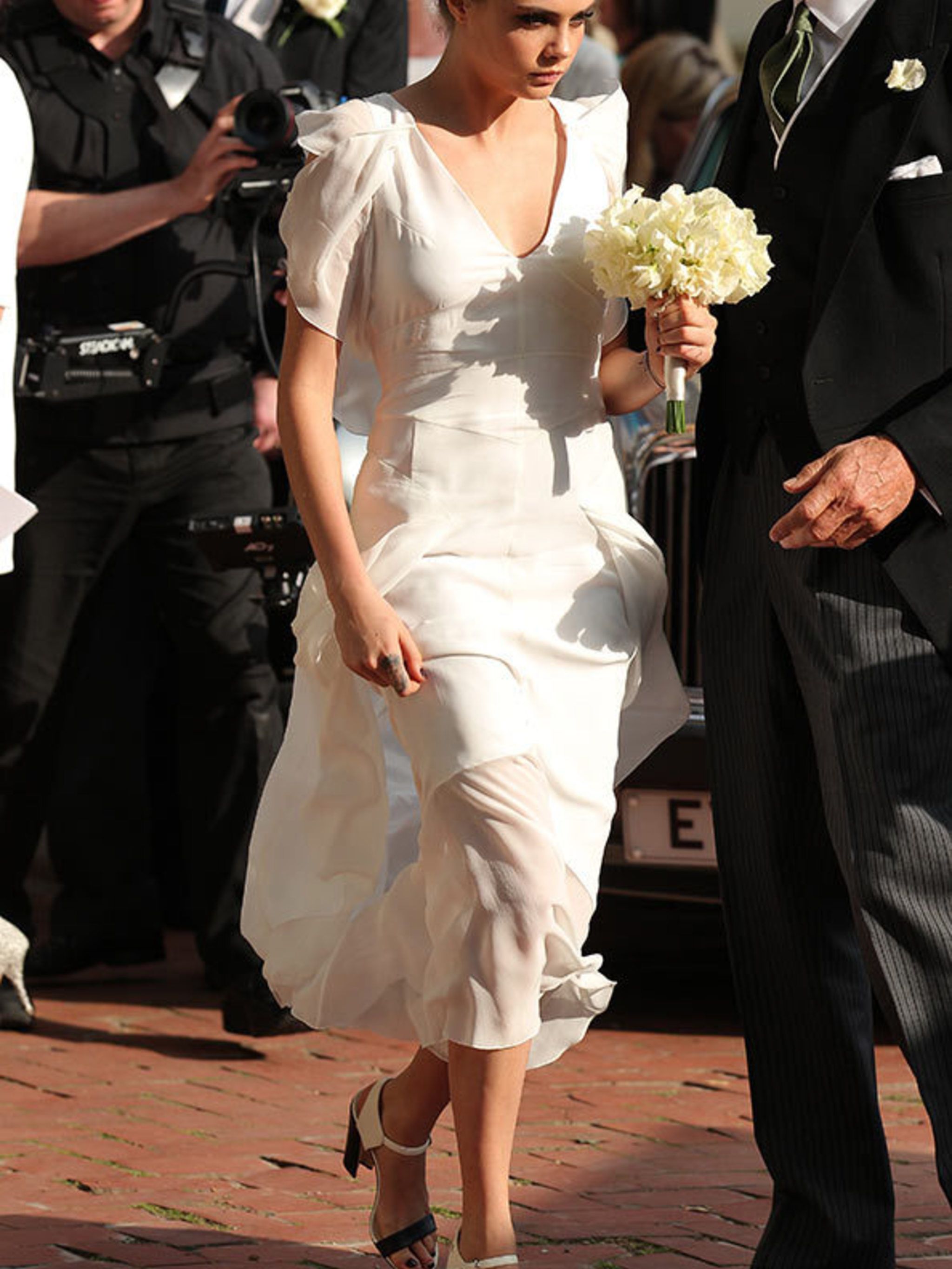 Cara delevingne clearance bridesmaid dress