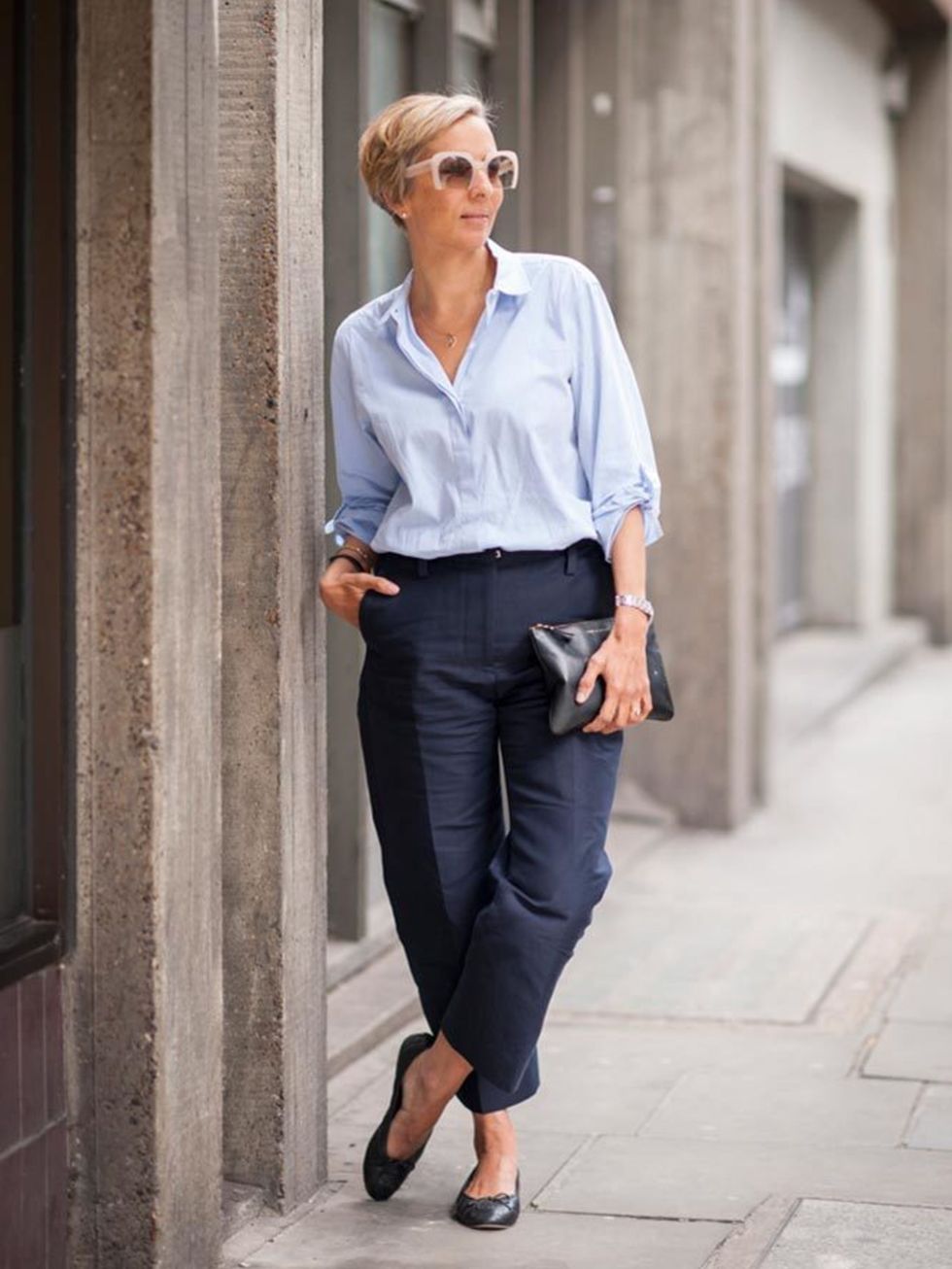 Anne-Marie Curtis , Fashion Director
MiH shirt, Jil Sander trousers, Chanel shoes, Miu Miu sunglasses, Comme Des Garçons pouch
