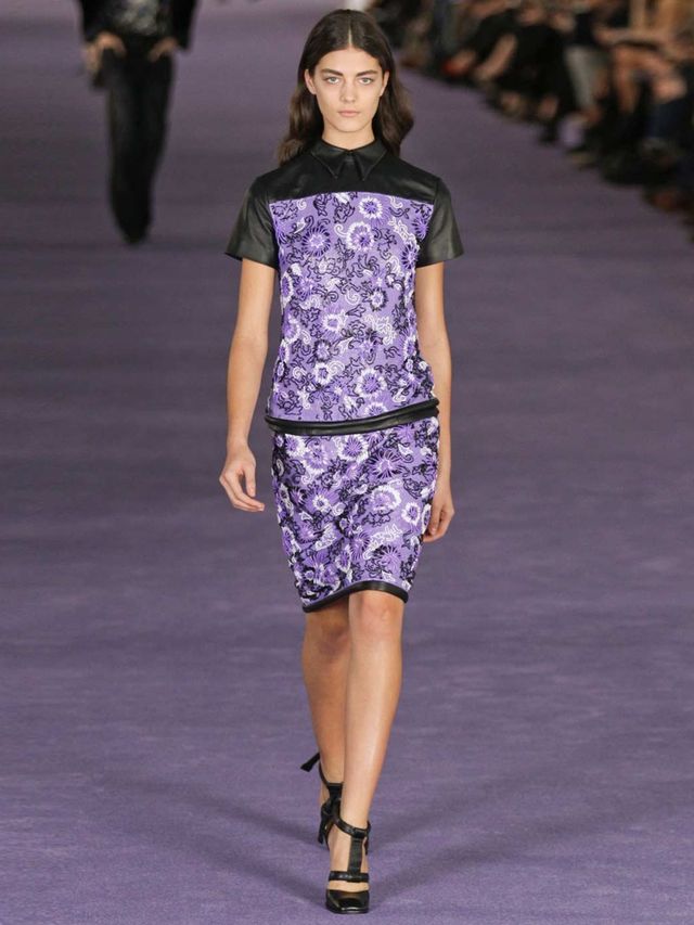 <p>Leather looks at Christopher Kane Autumn 12</p>