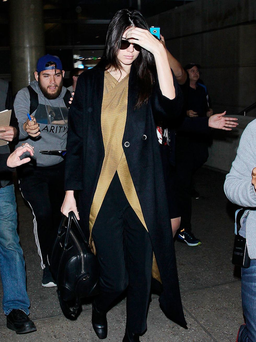 Only Kendall Jenner Could Pull Off Wearing a Trench Coat As a