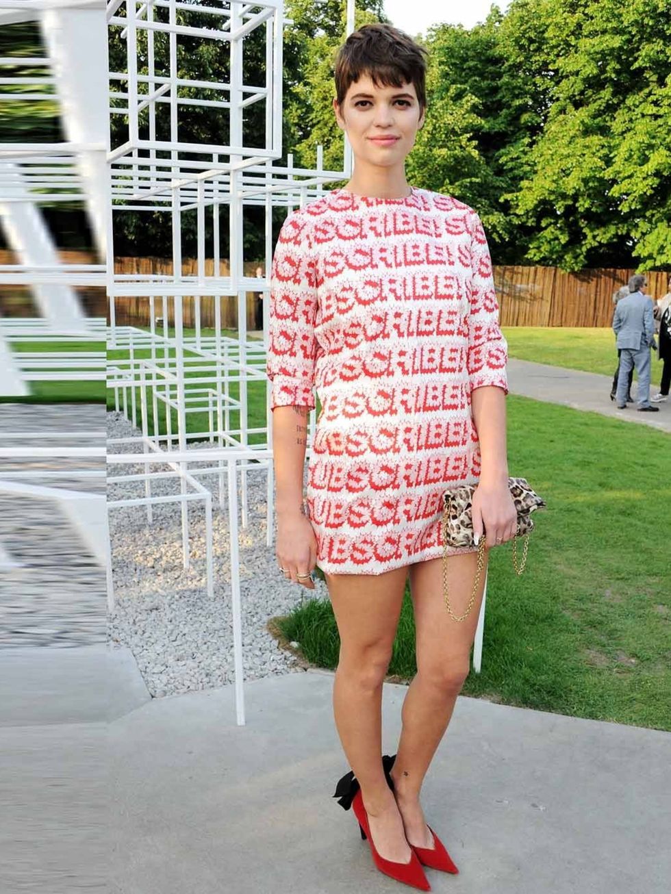 <p>Pixie Geldof wearing Ashley Williams dress to the annual Serpentine Gallery Summer Party, London, June 2013.</p>