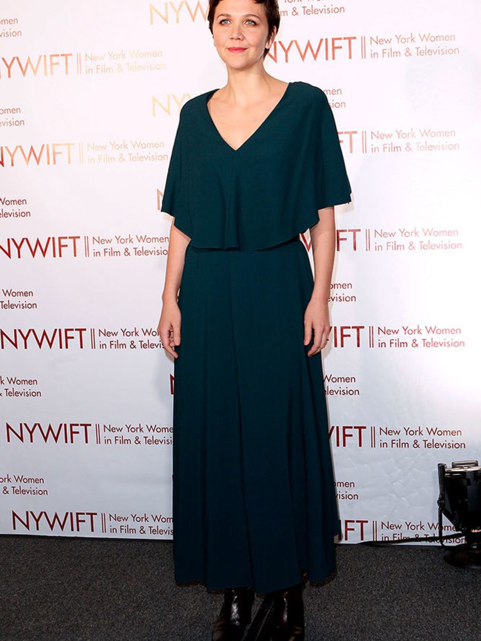 Maggie Gyllenhaal at the annual Women in Film and Television celebration in New york, December 2014.