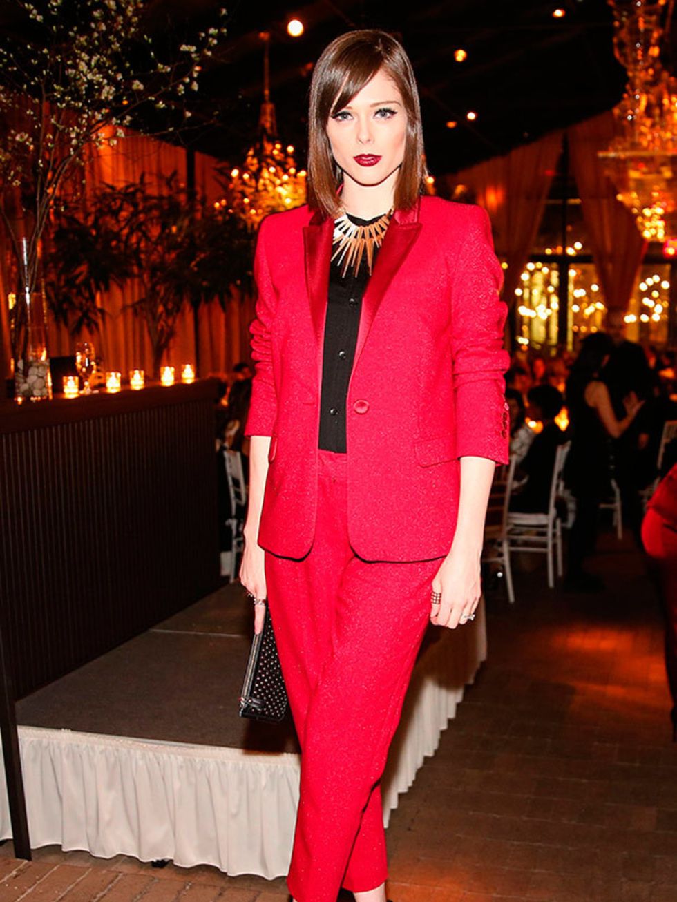 Coco Rocha at Escada Meets Thilo Westermann Collection in New York, February 2015.