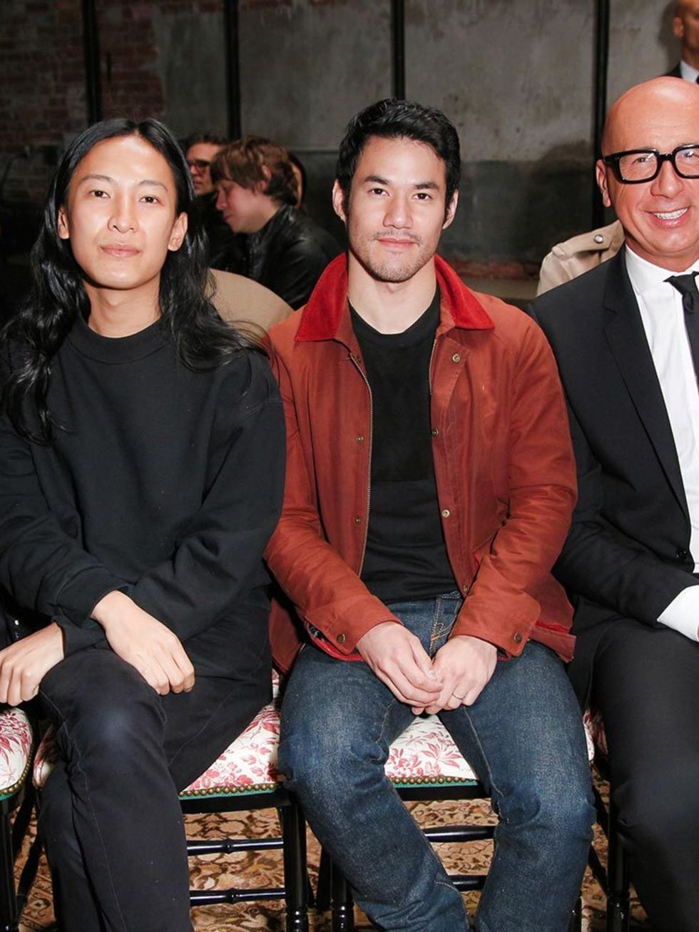 <p>Alexander Wang attends the Gucci Cruise 2015 show in New York, June 2015.</p>