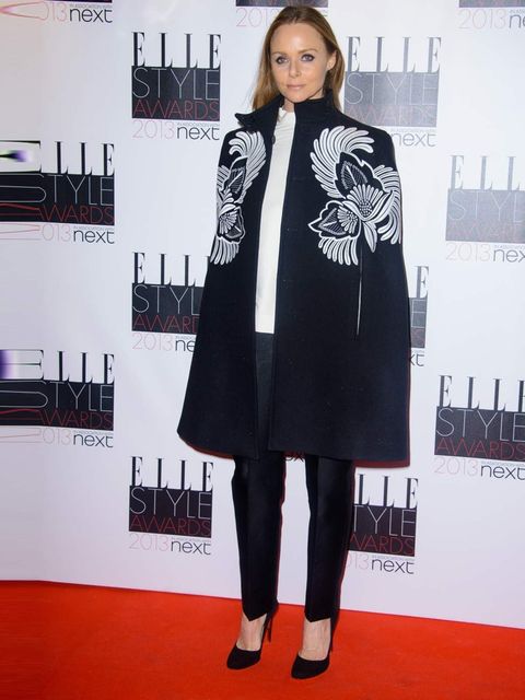 <p><a href="http://www.elleuk.com/catwalk/designer-a-z/stella-mccartney/spring-summer-2013">Stella McCartney</a> on the red carpet, ELLE Style Awards 2013</p>