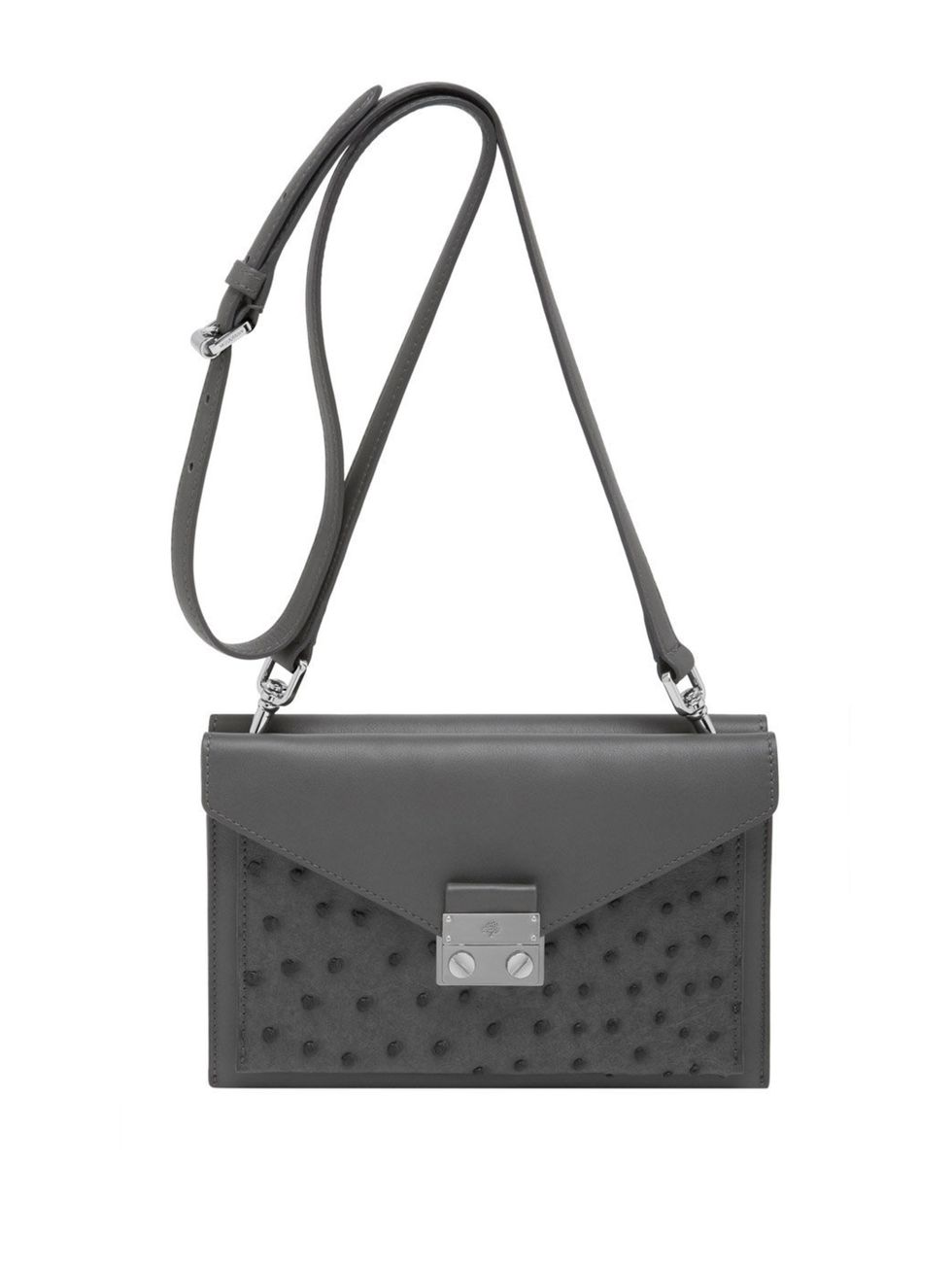 <p>Mulberry Kensal small shoulder bag in pavement grey, spring/summer 2014</p>