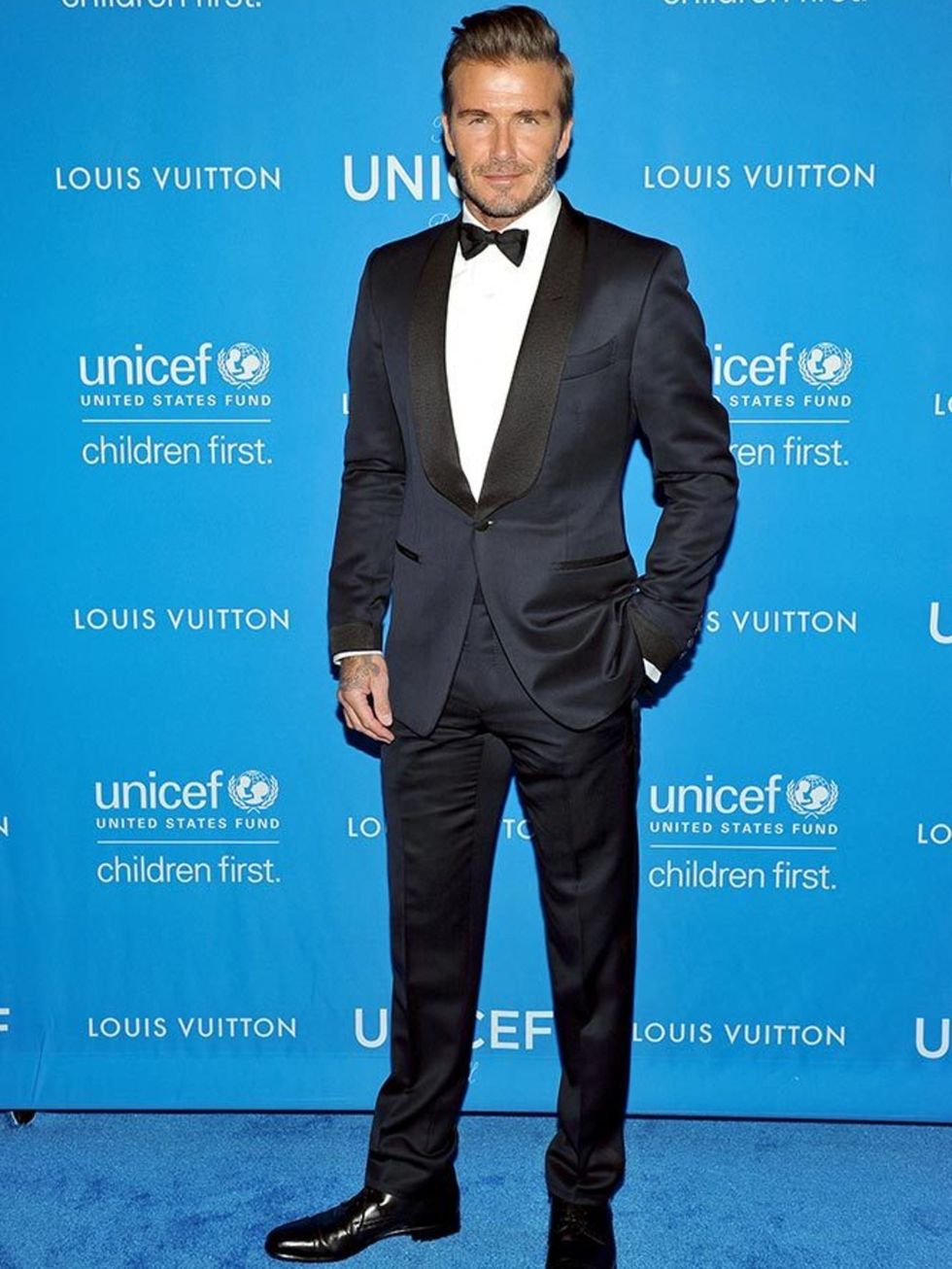David Beckham at the UNICEF Ball Honouring himself and C.L. Max Niklas in Beverly Hills, January 2016