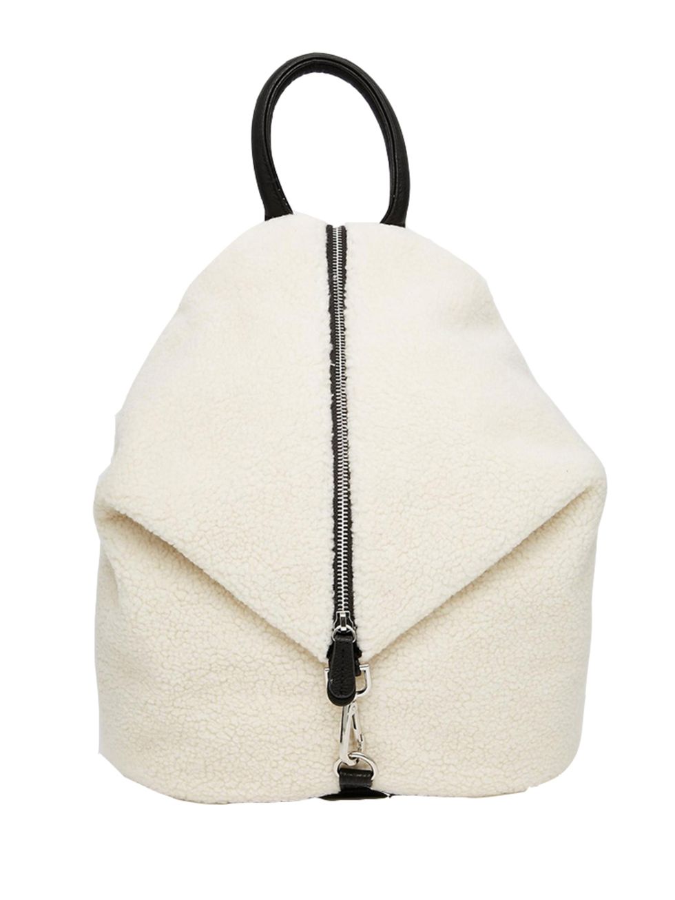 <p>Shearling is everywhere this season; this back-pack is not only practical but a textured accessory will add interest to any outfit.</p>

<p> </p>

<p><a href="http://www.asos.com/ASOS/ASOS-Front-Zip-Backpack-With-Dog-Clip-In-Faux-Shearling/Prod/pgeprod