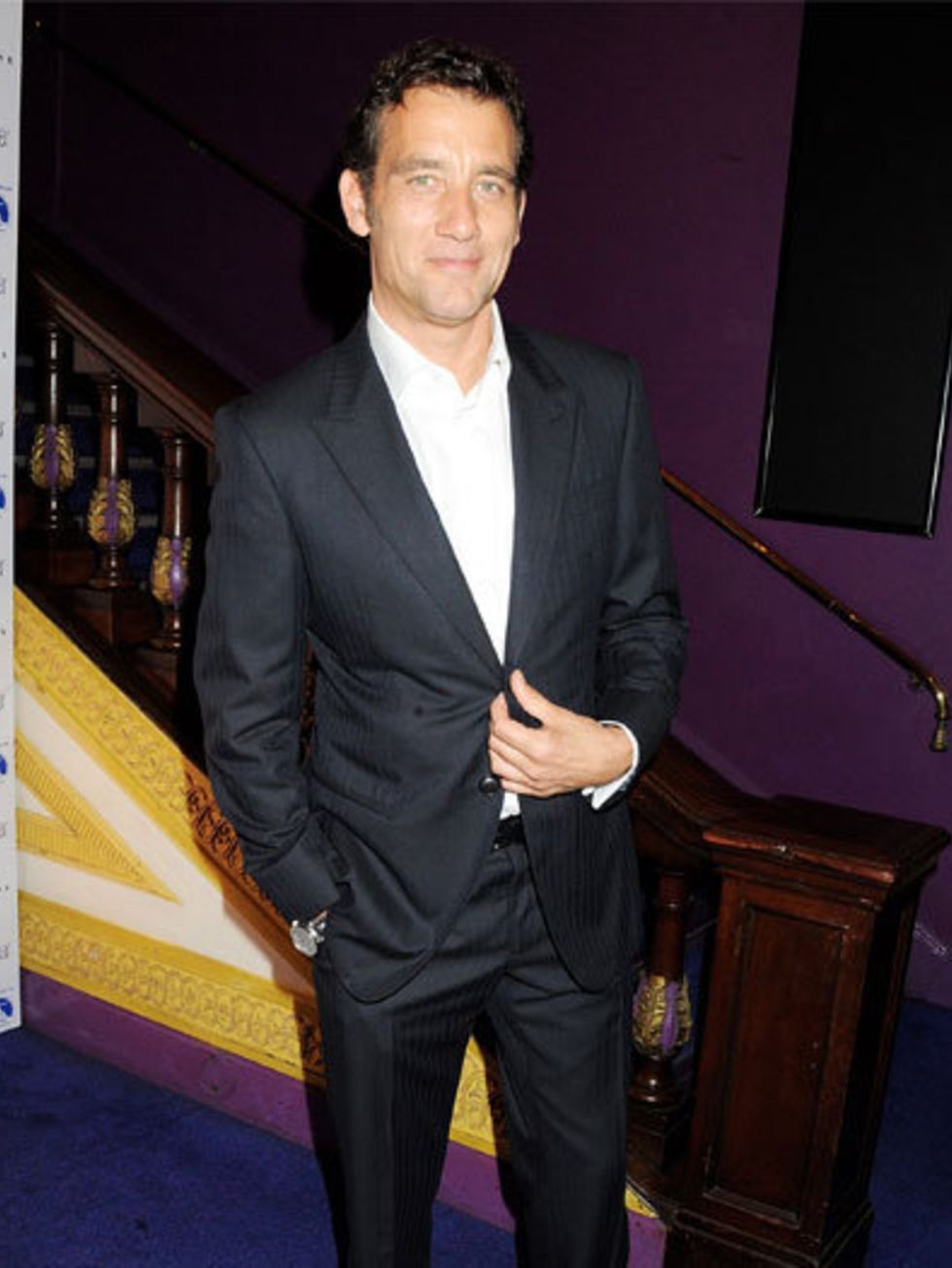 <p>Clive Owen plays an MI5 agent in political/spy thriller Shadow Dancer. He attended the UK premiere in London.</p>