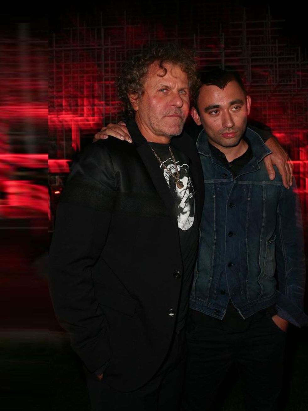 <p>Diesel founder Renzo Rosso with Diesel artistic director Nicola Formichetti at The Serpentine Gallery &amp; Diesel Future Contemporaries party at The Serpentine Gallery, London, September 2013.</p><p><a href="http://www.elleuk.com/catwalk">All the late