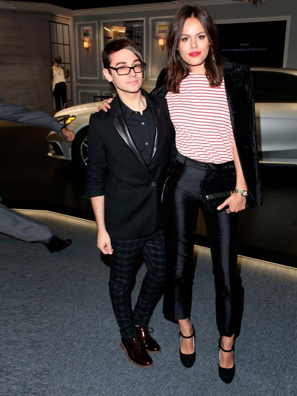 <p>Christian Siriano and Atlanta de Cadenet attend the 2013 Style Awards at Lincoln Center on 4 September 2013.</p>