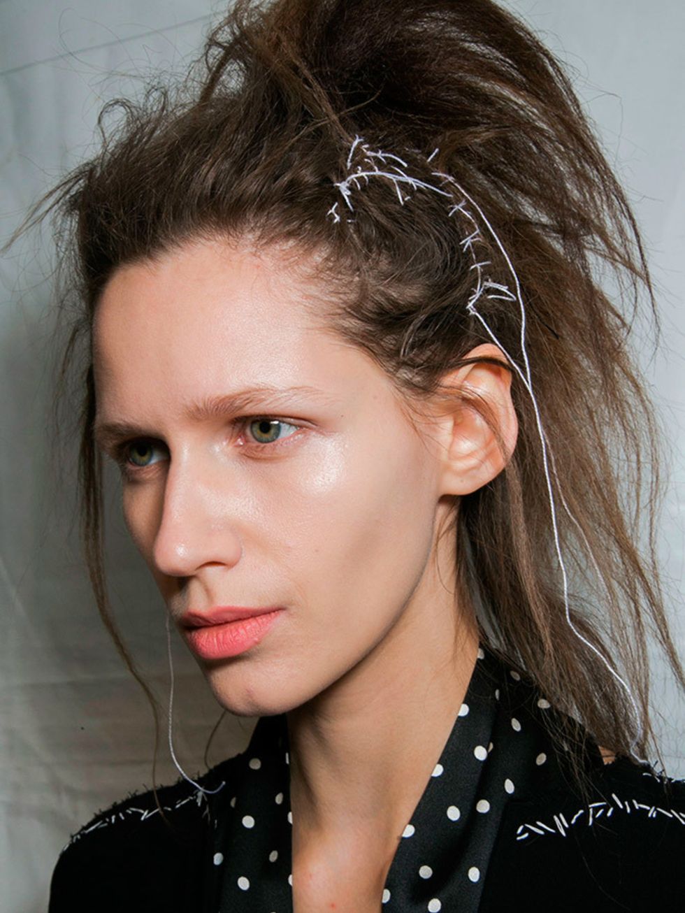 <p><a href="http://www.elleuk.com/catwalk/haider-ackermann/autumn-winter-2015"><strong>Haider Ackermann</strong></a></p>

<p>The look: Romantic punk</p>

<p>Hair stylist: Kamo for Aveda</p>

<p>Key products: Aveda Phomollient Styling Foam</p>

<p>Top tip: