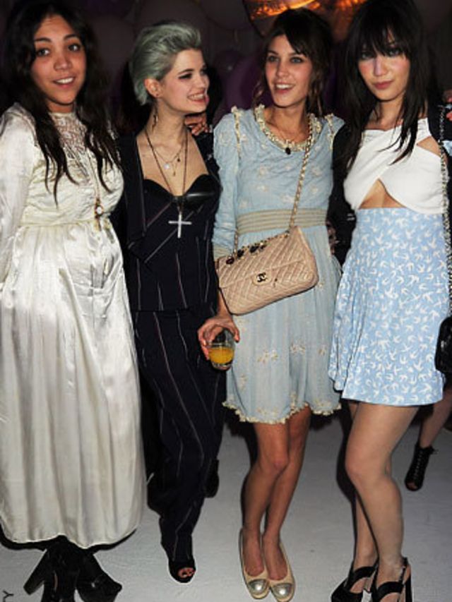 <p>TV presenters Alexa Chung, and Miquita Oliver and models Daisy Lowe, Pixie Geldof, and actress Jaime Winstone took over the party, dancing to band Hot Rats, the new group formed by Supergrass drummer Danny Goffey. </p><p>The fashion crowd, including mo