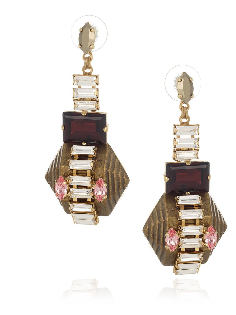 <p>Exclusive crystal and gold stone earring, £125 at <a href="http://www.theoutnet.com/">www.theoutnet.com</a></p><p>Available from Monday 5th November </p>