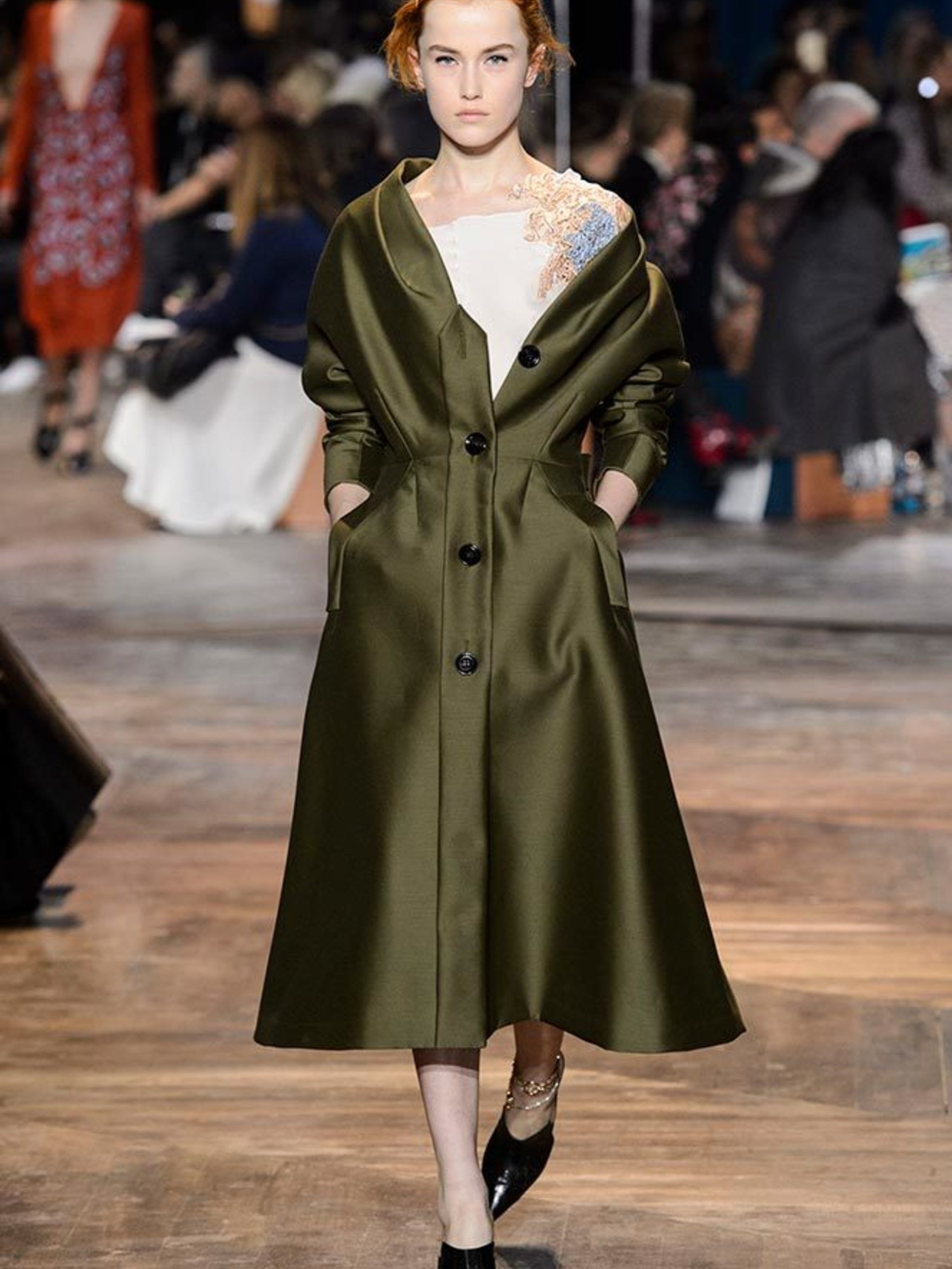 dior haute couture trench coat