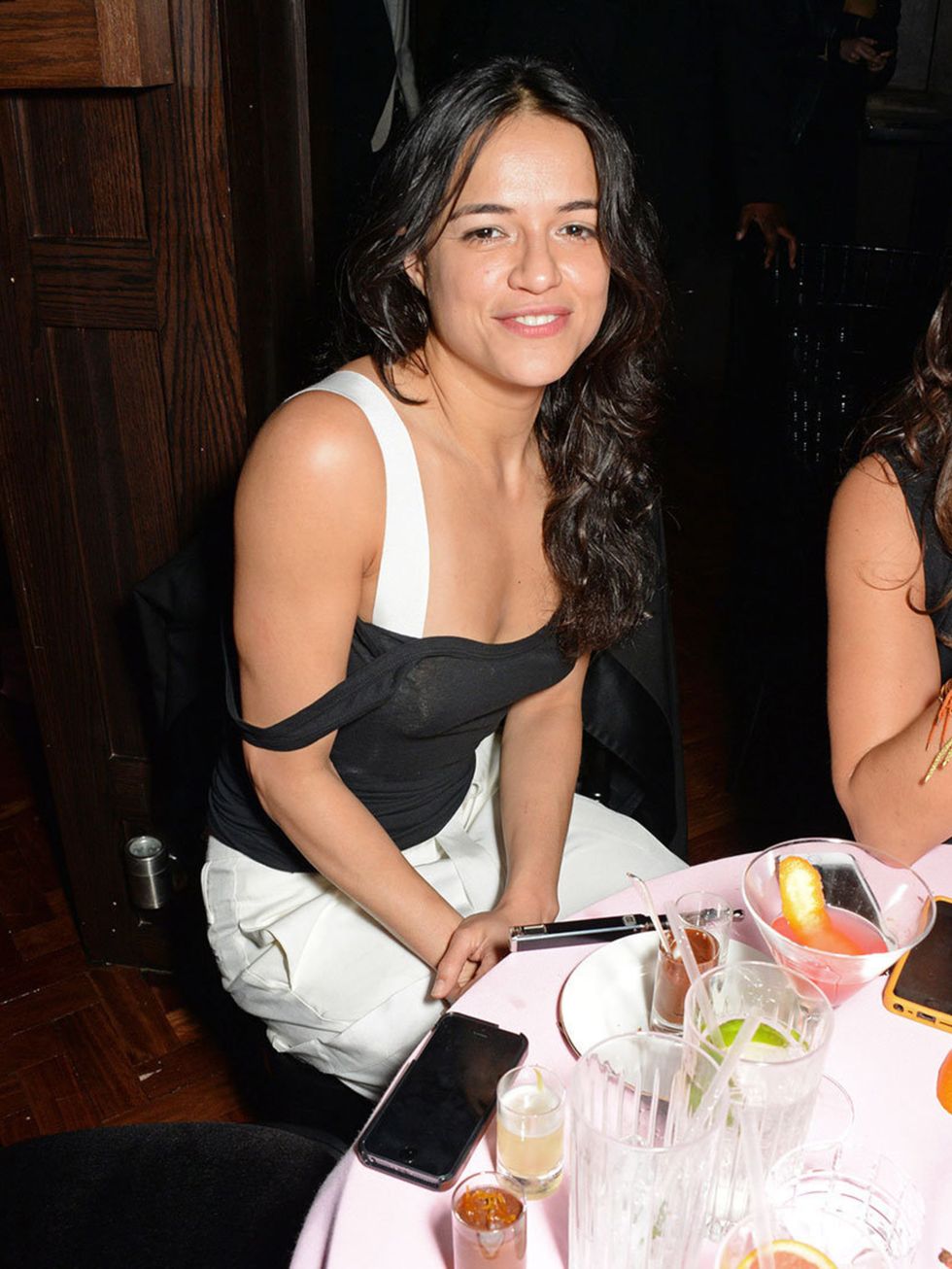 <p>Michelle Rodriguez at the ELLE Style Awards after party.</p>