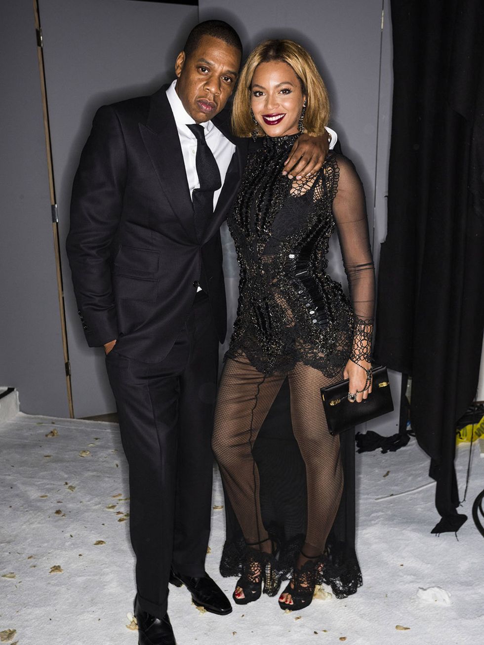 Jay-Z and Beyonce attend the Tom Ford a/w 2015 after party in Los Angeles.