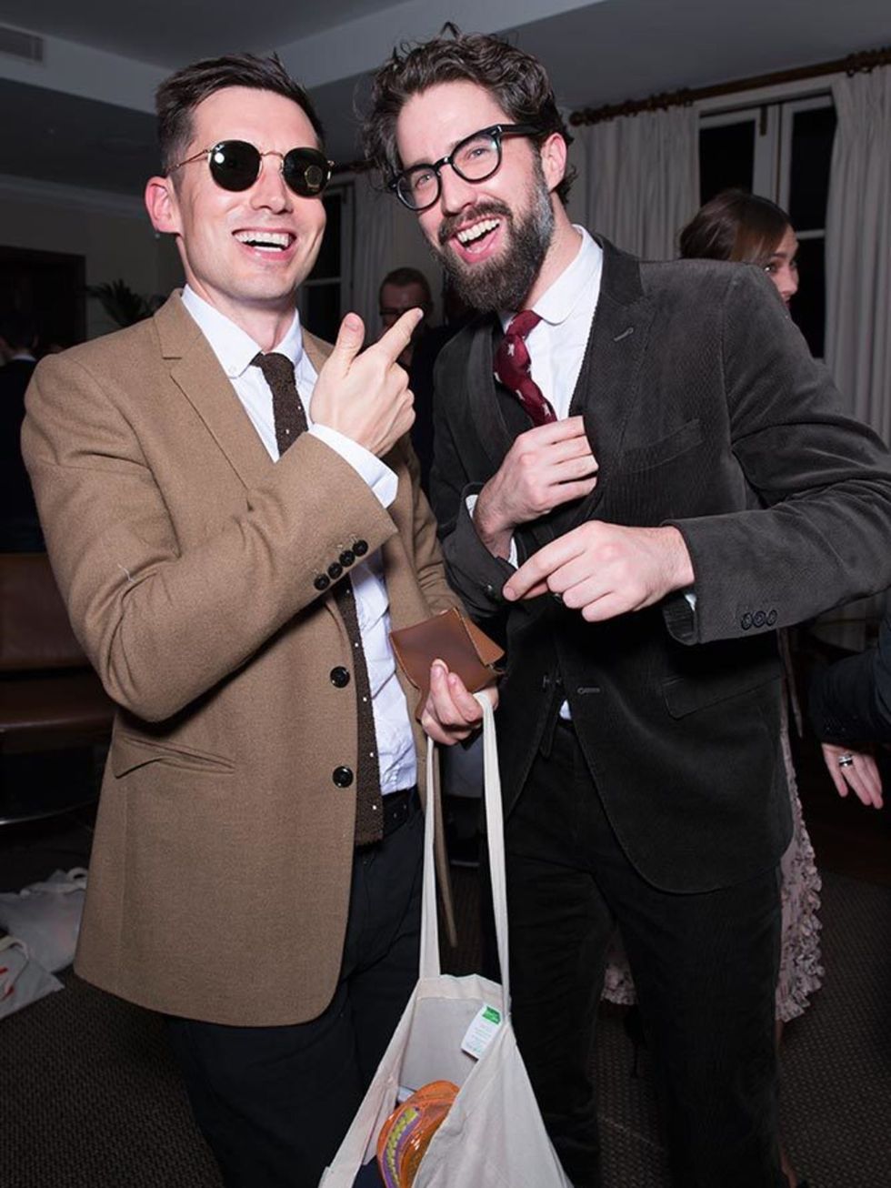 Erdem and Jack Guiness at South Kensington Club in London, November 2015.