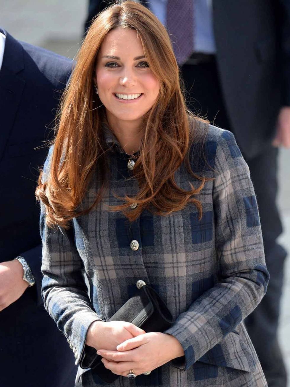 <p>The Duchess of Cambridge wearing Moloh in Glasgow today</p>