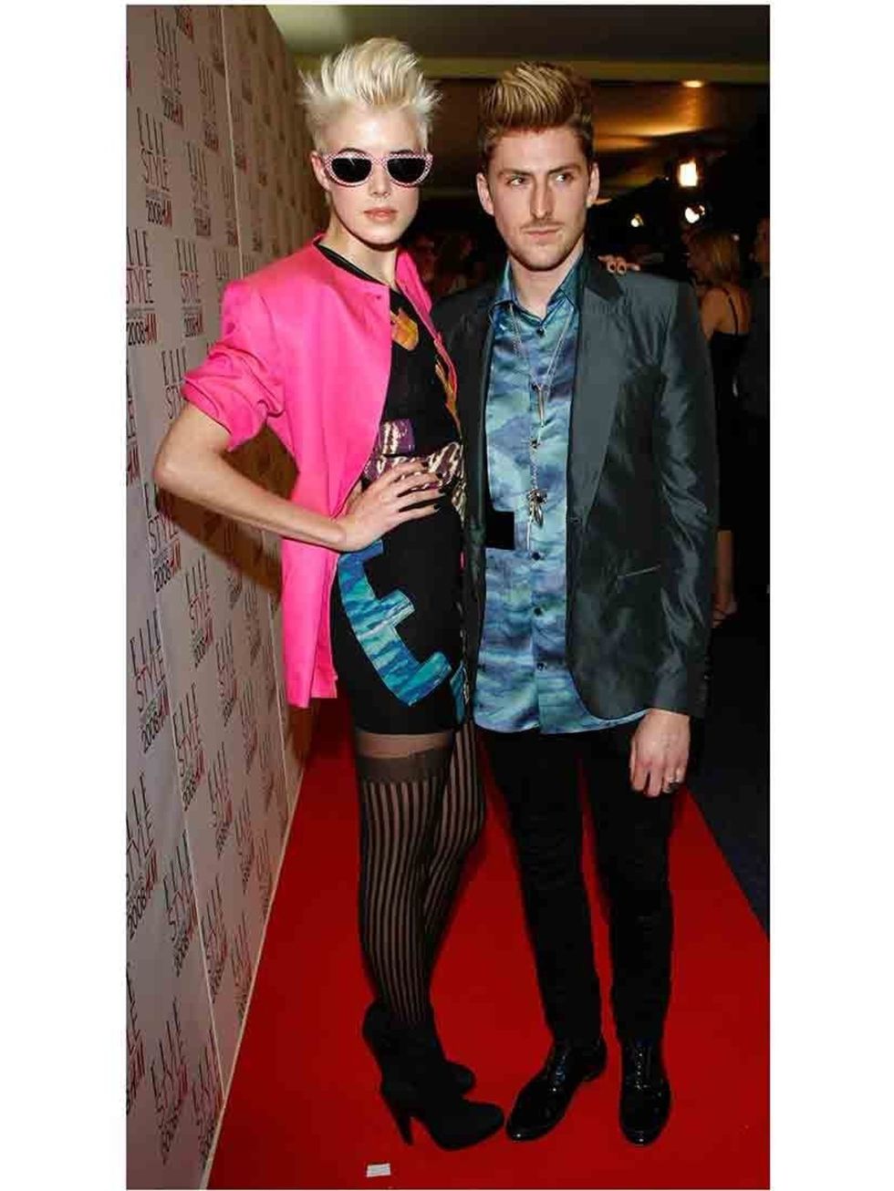 <p>Agyness Deyn and Henry Holland at ELLE Style Awards 2008.</p>