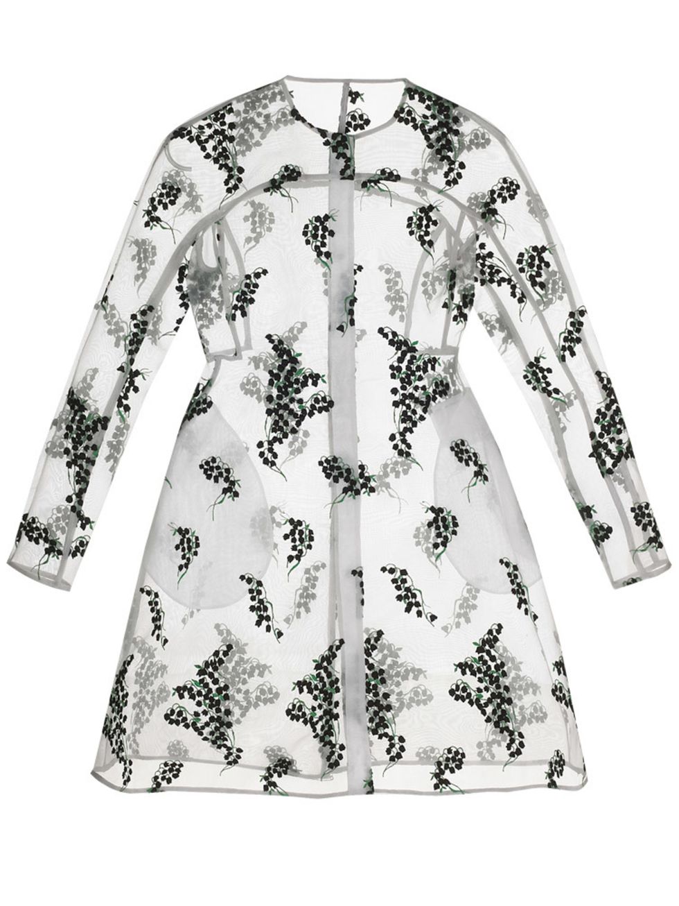 "I think putting together diaphanous pieces makes the layering a lot easier. Its not for everyone because see-through clothes can be a bit off-putting, but for me its actually a bonus if something is sheer."

Organza-mix  coat, £2,415,  Moncler  Gamme R