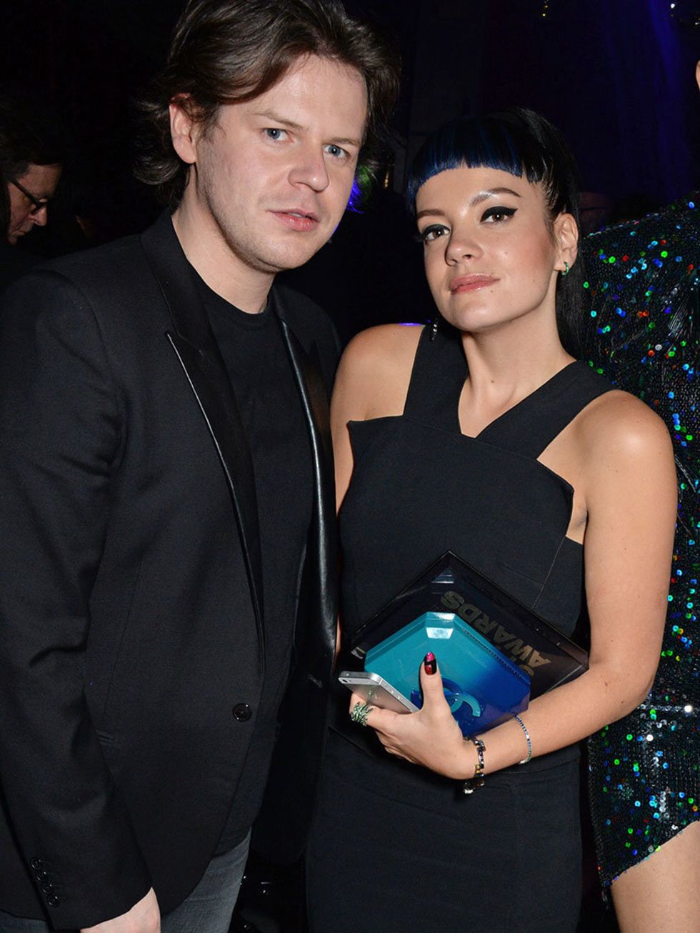 <p>Christopher Kane and Lily Allen attend the ELLE Style Awards after party.</p>
