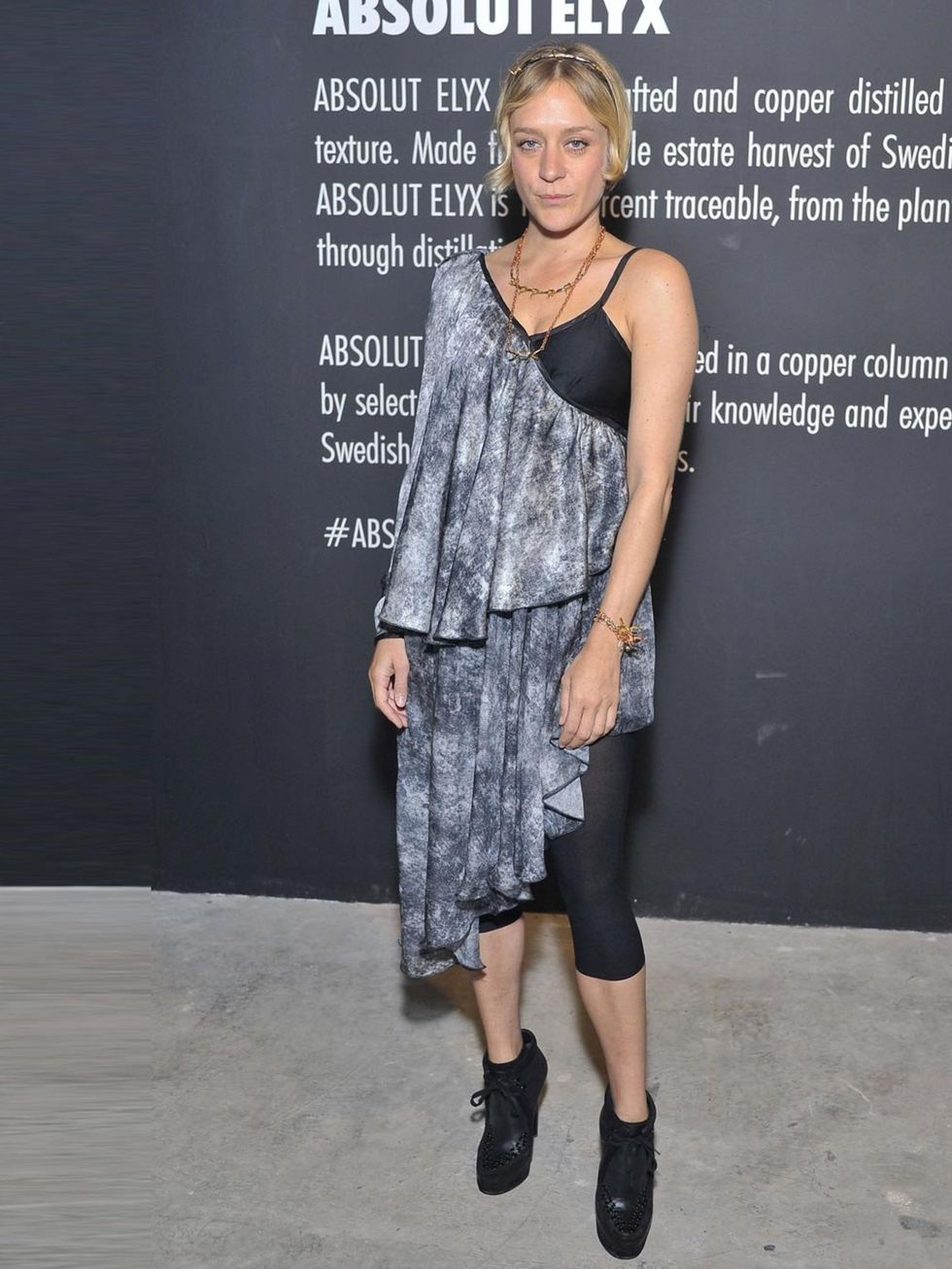 <p><a href="http://www.elleuk.com/star-style/celebrity-style-files/chloe-sevigny">Chloe Sevigny</a> in <a href="http://www.elleuk.com/catwalk/designer-a-z/rodarte/spring-summer-2014">Rodarte</a> at the Absolut Elyx launch party, New York, May 2013.</p><p>