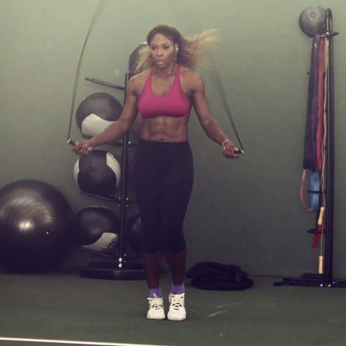 serena williams abs workout