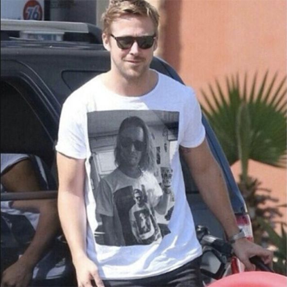 Macaulay culkin wearing shirt of hot sale ryan gosling