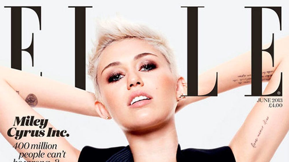 1000px x 562px - Miley Cyrus Talks To ELLE About Growing Up In Hollywood