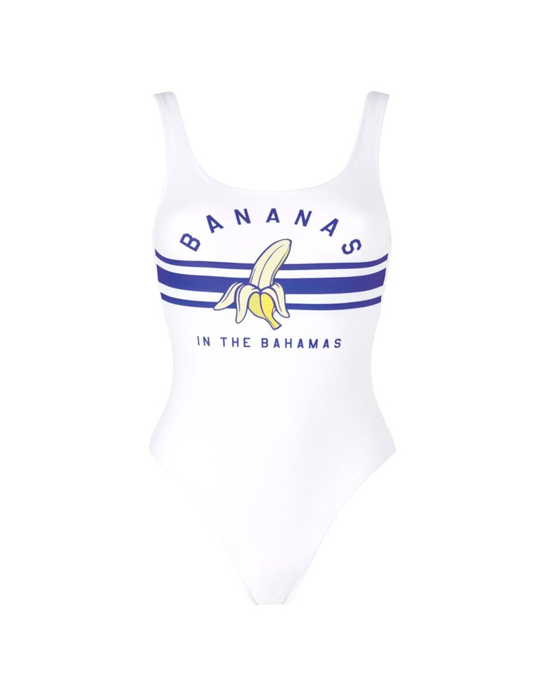 Bananas in Bahamas swimsuit, £105 | ELLE UK