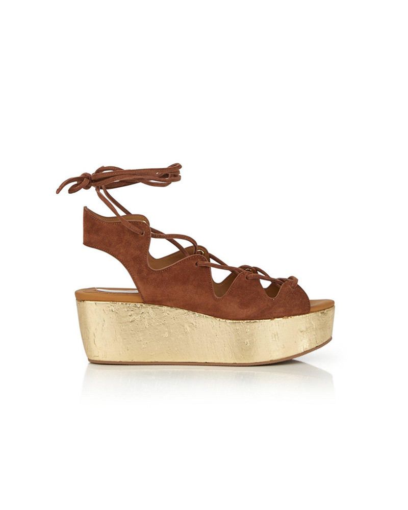 Lace up platform sandals, £210 | ELLE UK