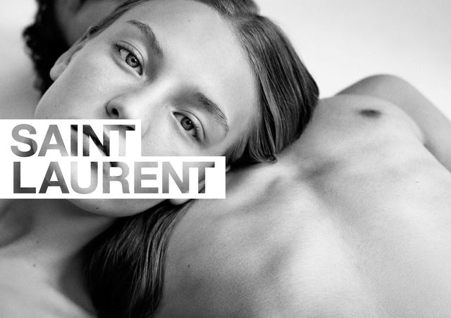 Saint Laurent Anthony Vaccarello debut campaign