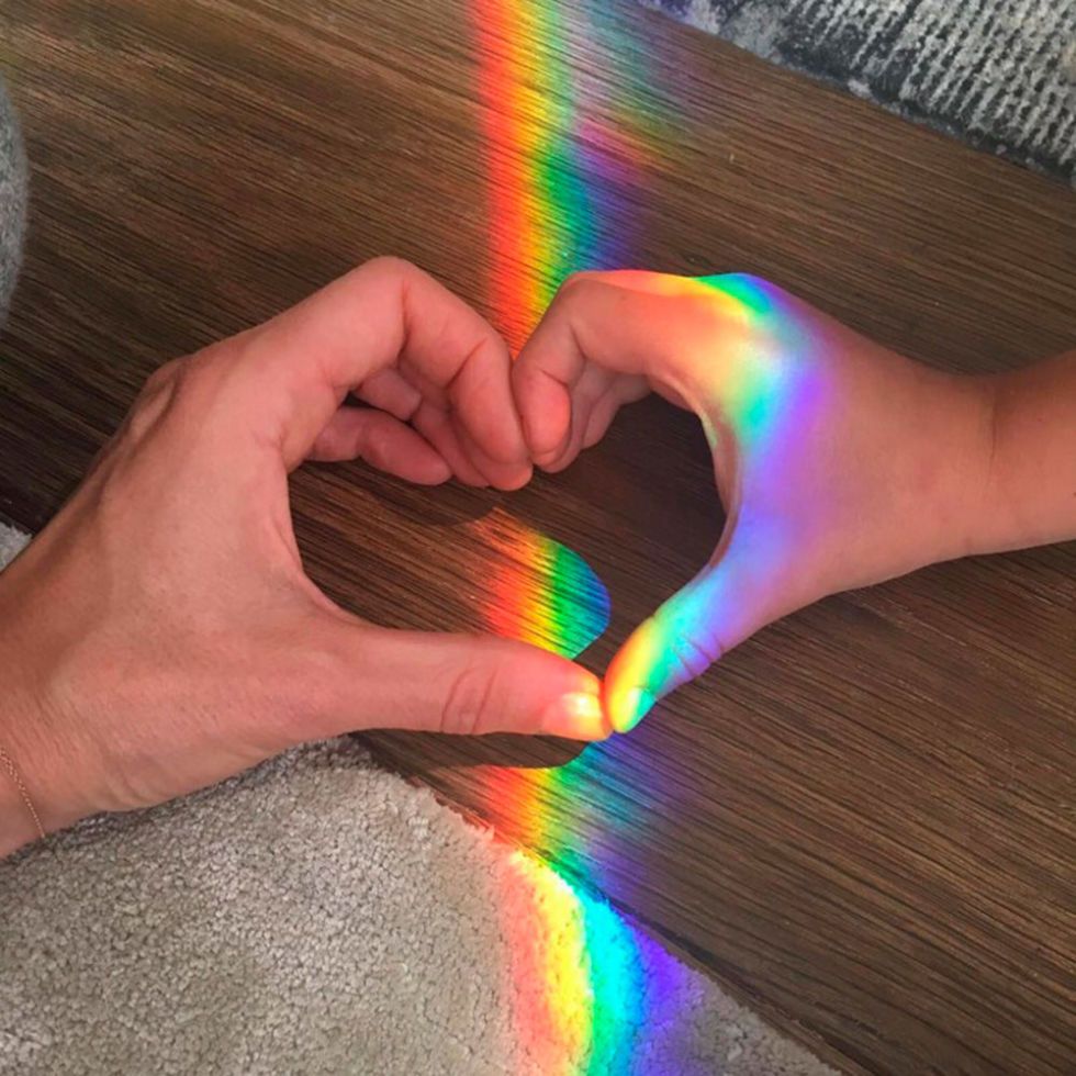 Gisele Bundchen Rainbow Instagram June 2016 | ELLE UK