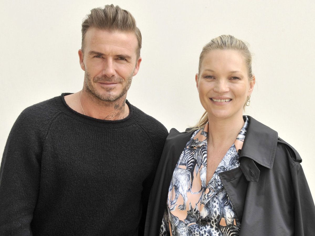 David Beckham Is Front Row At Louis Vuitton