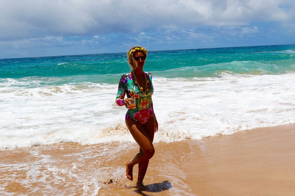 Beyonce in Hawaii