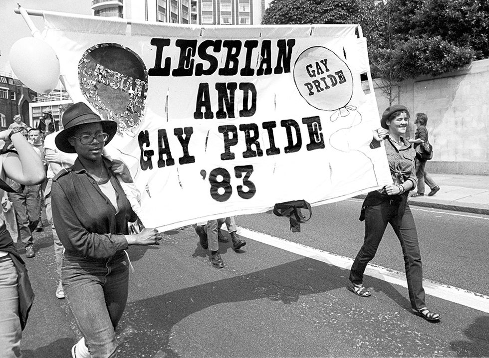 A LGBT Pride parade in 1983