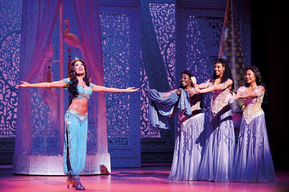 Princess Jasmine in Aladdin the musical, London
