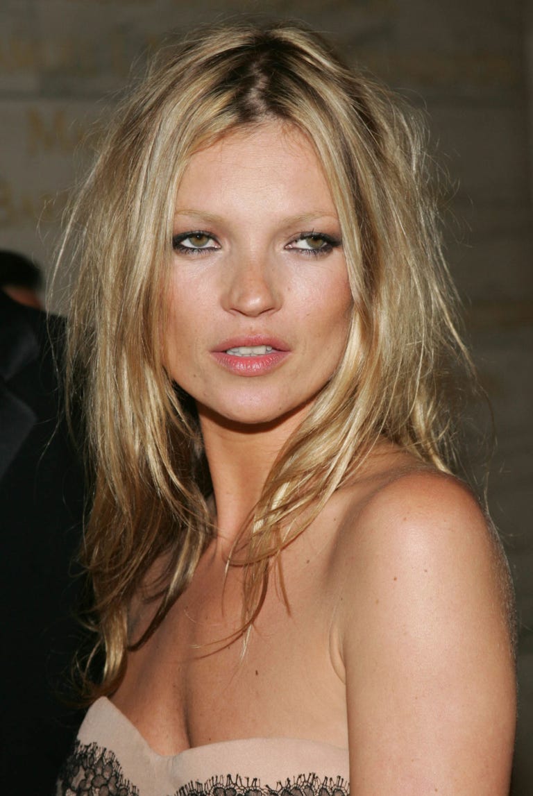 Kate moss With Long Blonde Hair