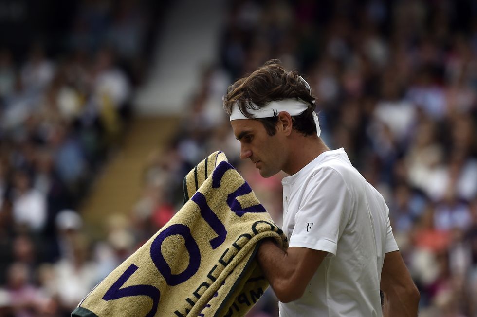 Roger Federer at Wimbledon 2015 | ELLE UK