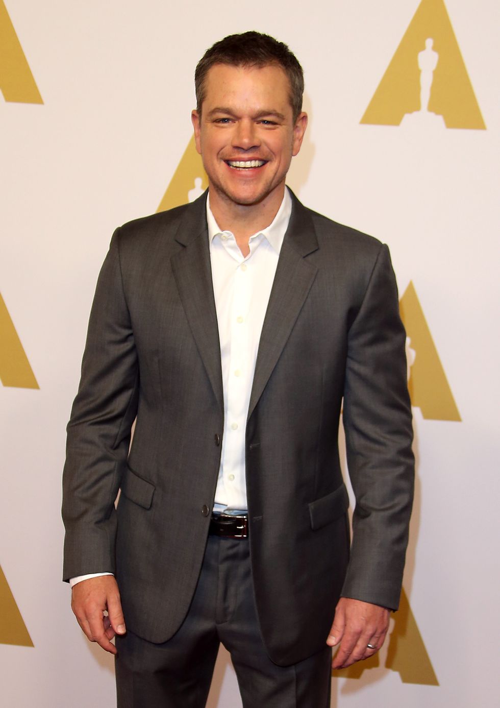 Matt Damon at 88th Annual Academy Awards Nominee Luncheon | ELLE UK