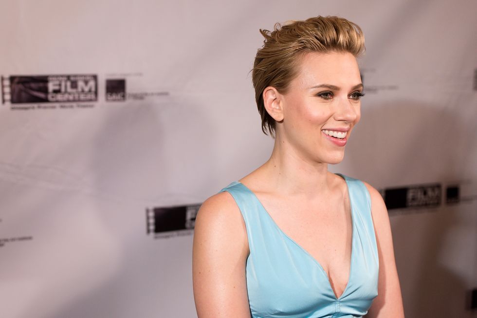 Scarlett Johansson at the Gene Siskel Film Center