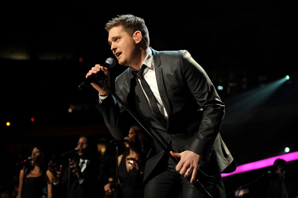 Michael Buble at Z100's Jingle Ball 2010 Presented By H&M | ELLE UK
