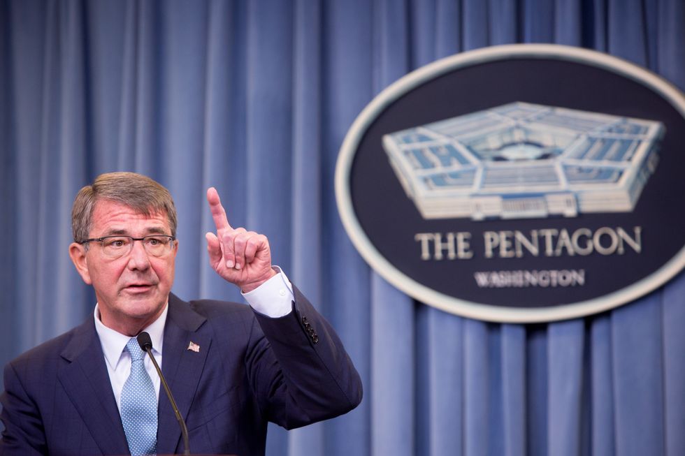 Defense Secretary Ashton Carter at the Pentagon | ELLE UK